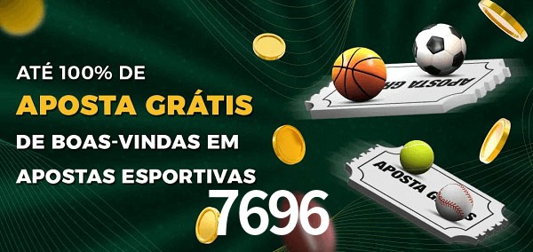 7696 Ate 100% de Aposta Gratis